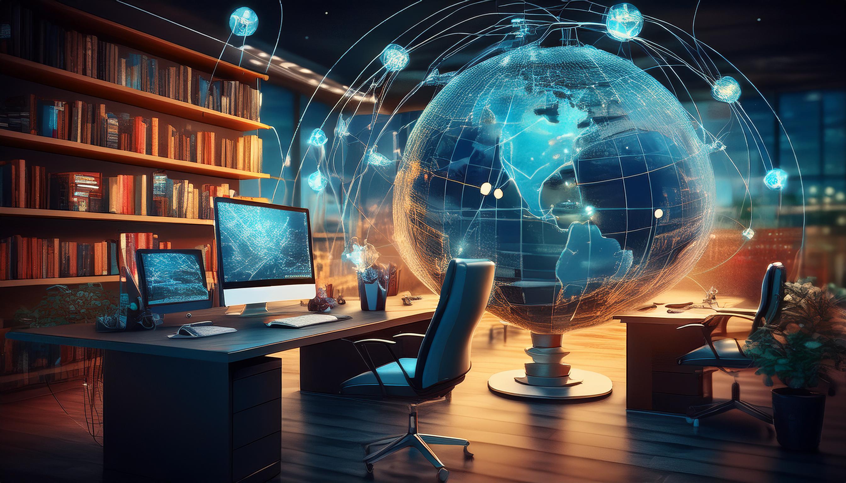 OKFirefly ufficio connesso con il mondo tramite internet 65076